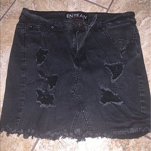Black skirt